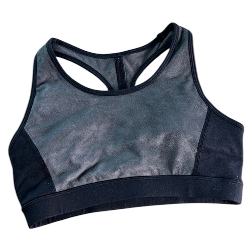 NEW NWT Splendid sports bra black and gray size S